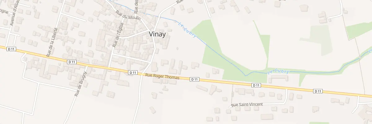 Plan du 6 Rue Roger Thomas à Vinay