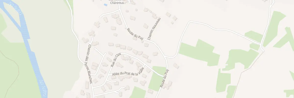 Plan du 9003 Rte du Puy à Coubon