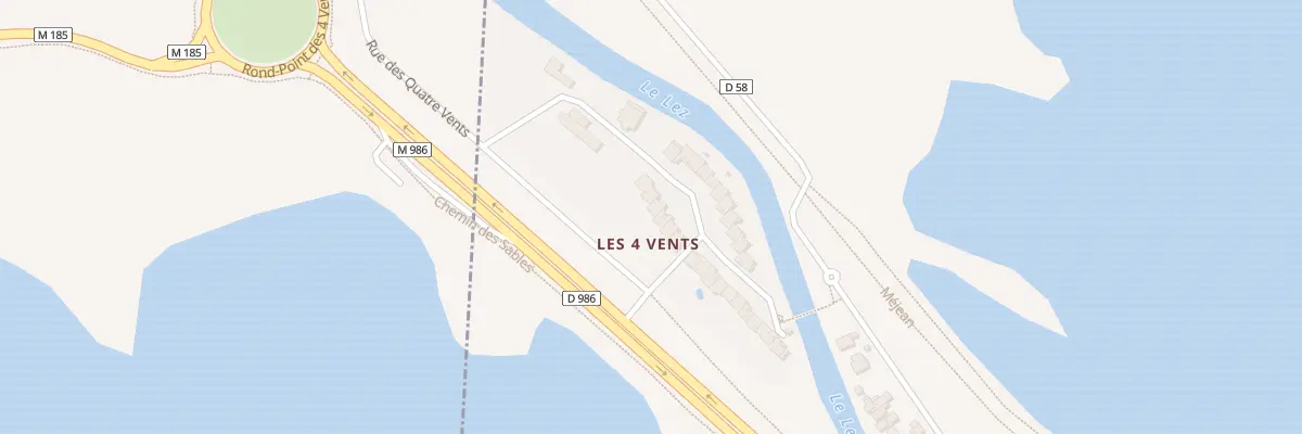 Plan du 14 Rue des 4 Vents à Palavas-les-Flots