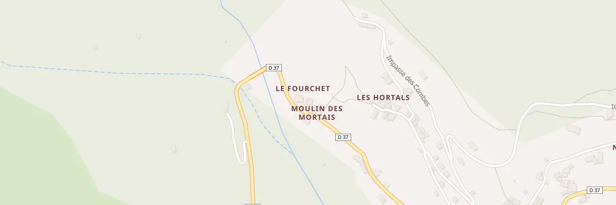 Plan du 861 Rte du Rocher du Trenze à Vialas