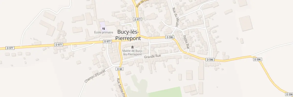 Plan du 8 Pl de la Mairie à Bucy-lès-Pierrepont
