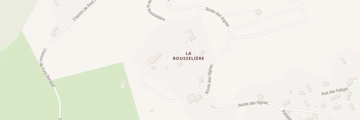 Plan du 125 Chem de la Rousseliere à Pouilly-sous-Charlieu