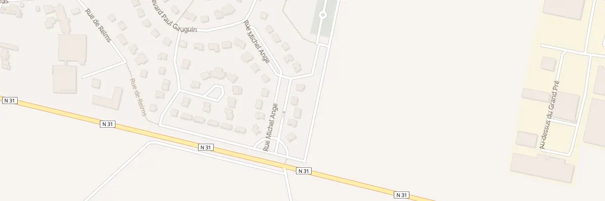 Plan du 15 Rue Michel Ange à Muizon