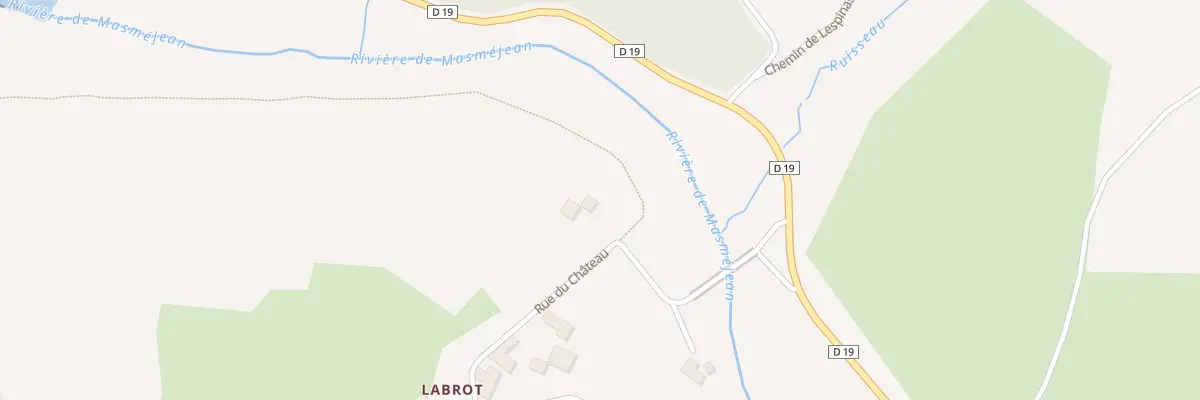 Plan du 5001 Labrot à Saint-Étienne-de-Lugdarès