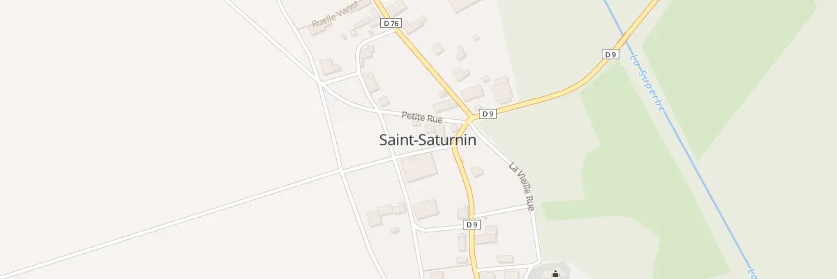 Plan du 1 Pl de la Mairie à Saint-Saturnin