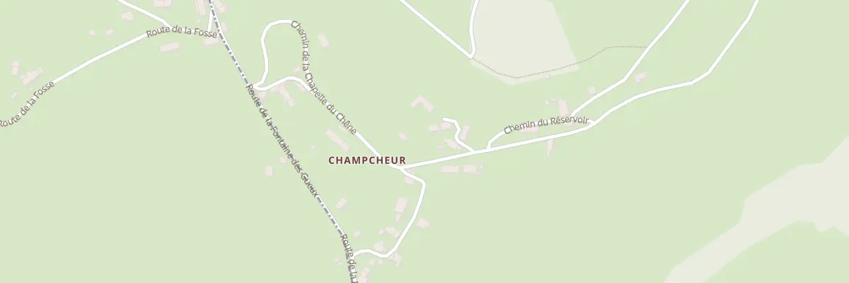 Plan du 5 Che de la Chapelle du Chêne à Château-Chinon (Campagne)