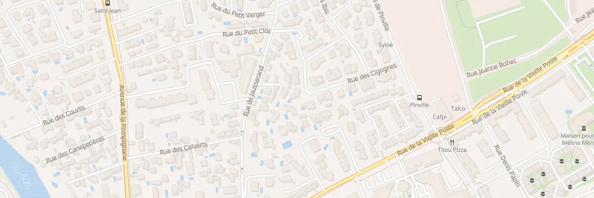 Plan du 12 Rue des Cigognes à Montpellier