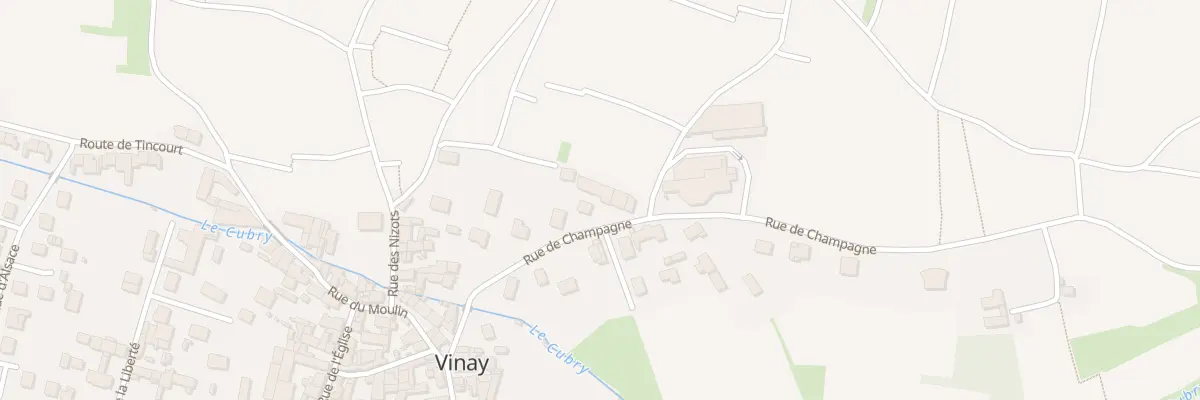Plan du 25 Rue de Champagne à Vinay
