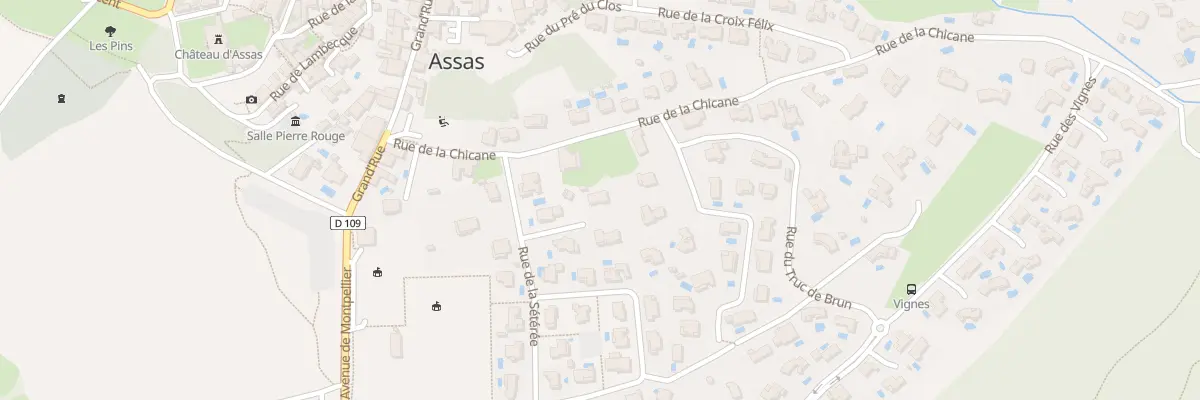 Plan du 55 Imp des Cailloutes à Assas