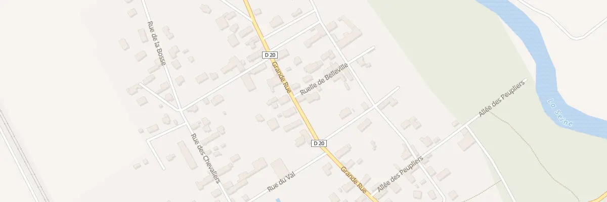 Plan du 38 Grande Rue à Vallant-Saint-Georges