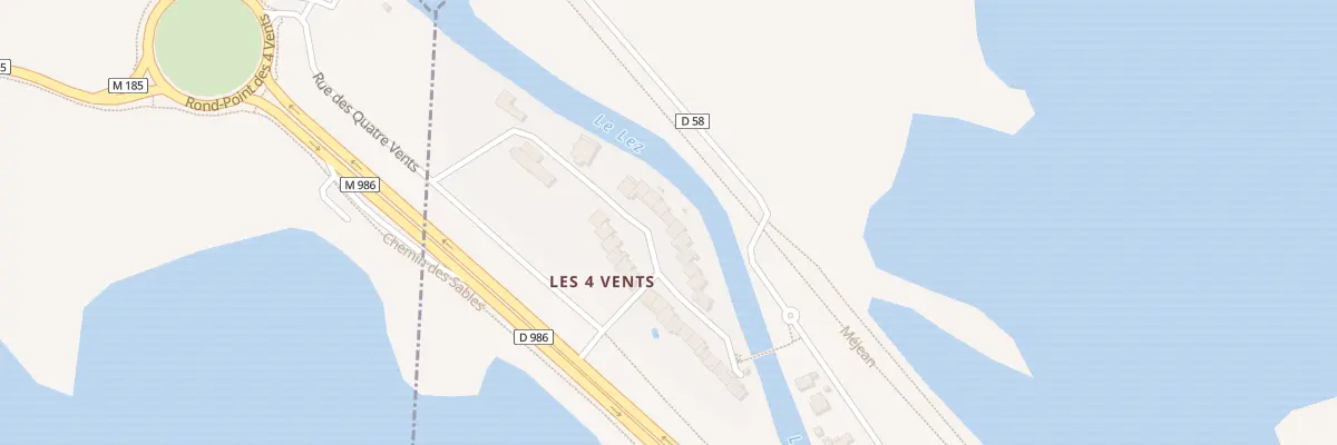 Plan du 5 Rue des 4 Vents à Palavas-les-Flots