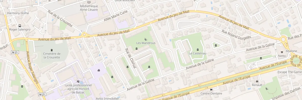 Plan du 3 Rue de Clairval à Castelnau-le-Lez