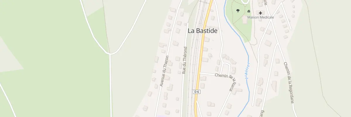 Plan du 5140 Che Bas du Theron à La Bastide-Puylaurent