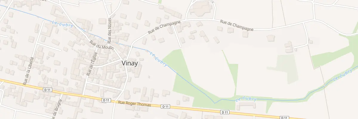 Plan du 16 Rue de Champagne à Vinay