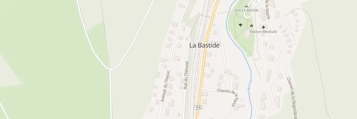 Plan du 5061 Av du Theron à La Bastide-Puylaurent