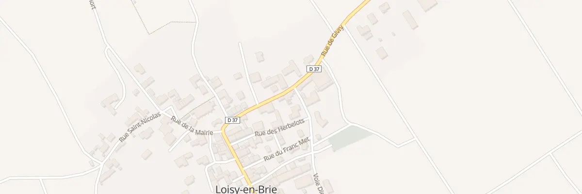 Plan du 10 Rue de Givry à Loisy-en-Brie