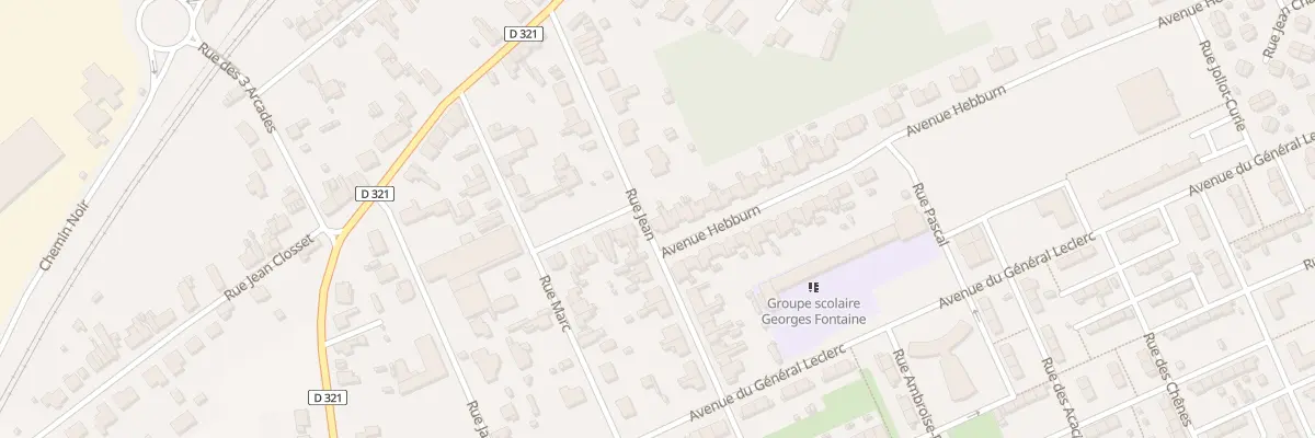 Plan du 220 Av Hebburn à Hautmont