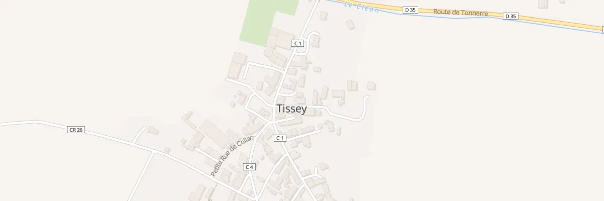 Plan du 3 Rue d’en-Bas à Tissey