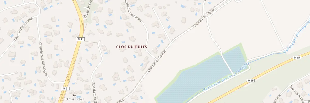 Plan du 2 Rue du Clos du Puits à Castelnau-le-Lez