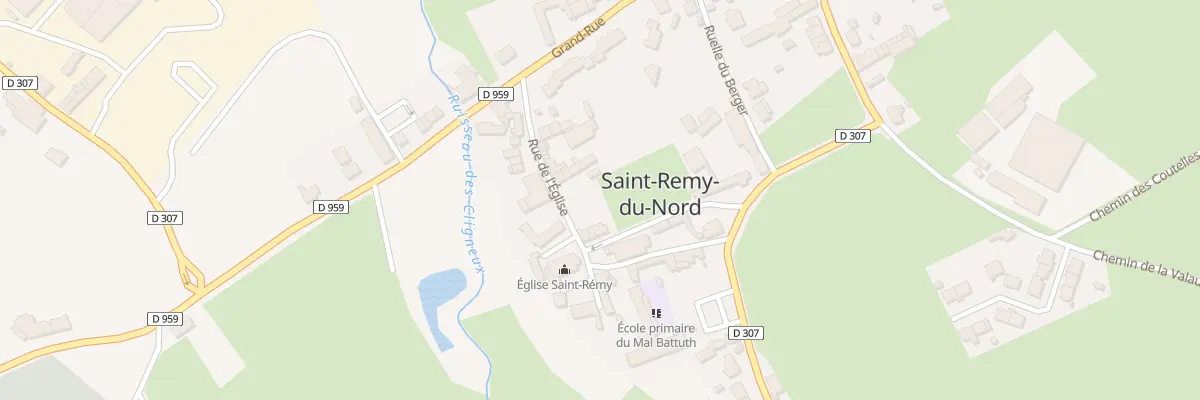 Plan du 31 Rue de l’Eglise à Saint-Remy-du-Nord