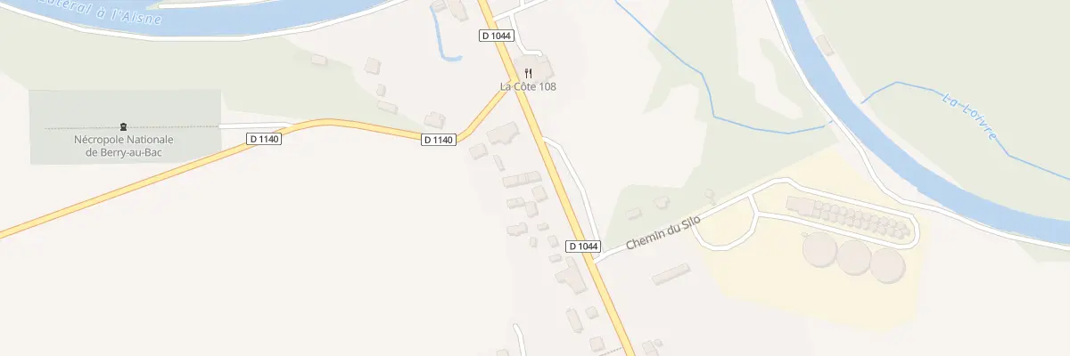 Plan du 6 Rue du Colonel Vergezac à Berry-au-Bac