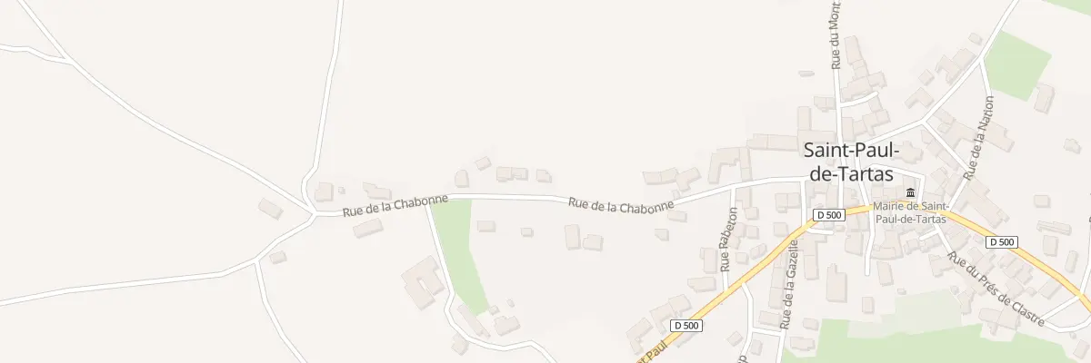 Plan du 9001 Rue des Beaunes à Saint-Paul-de-Tartas
