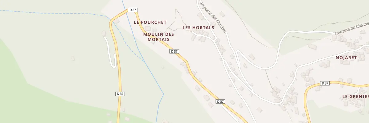 Plan du 976 Rte du Rocher du Trenze à Vialas