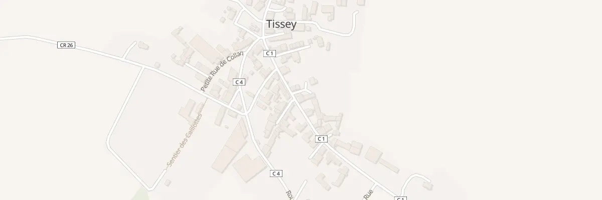 Plan du 27 Gr Grande Rue à Tissey
