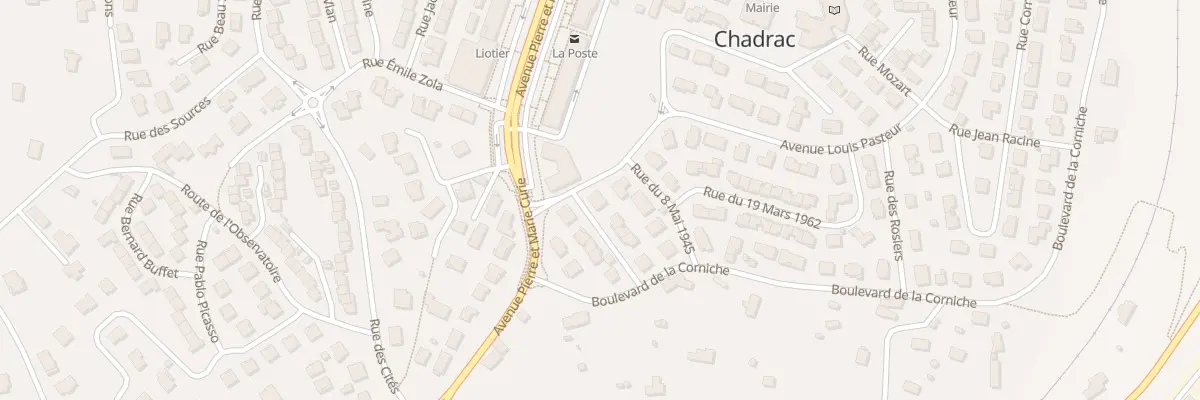 Plan du 1 Rue du Onze Novembre à Chadrac