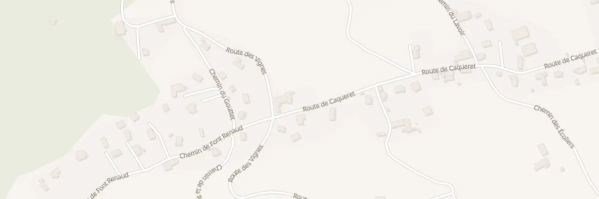 Plan du 45 Rte de Caqueret à Saint-Haon-le-Vieux
