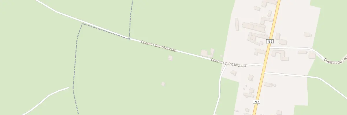 Plan du 3 Cr Saint Nicolas à Froidestrées