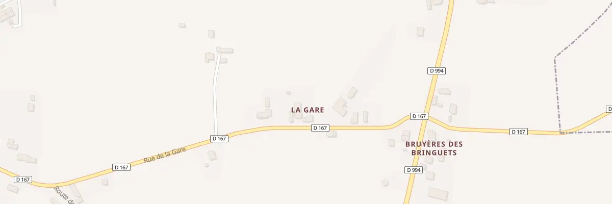 Plan du 5 Rue de la Gare au Pin
