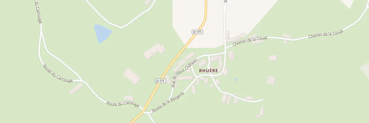 Plan du 261 Rhuere à Gâcogne