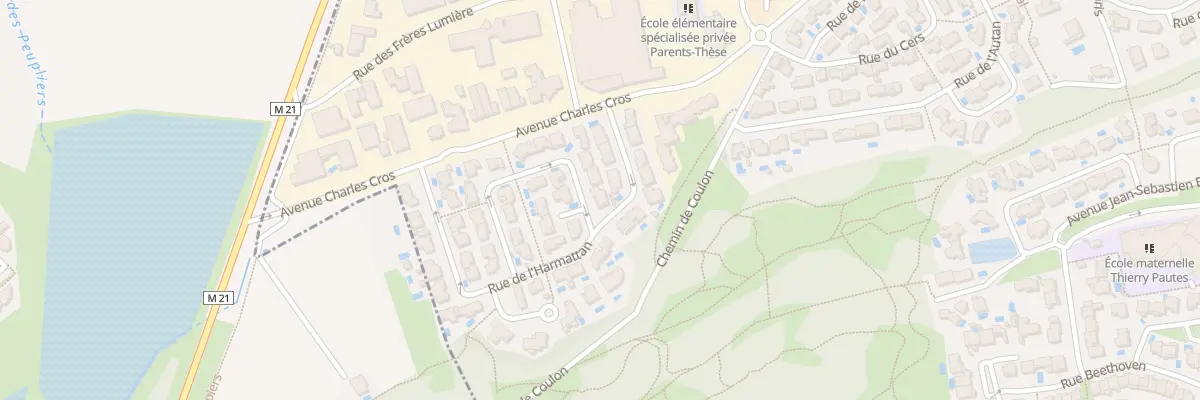 Plan du 2 Rue du Labech à Jacou