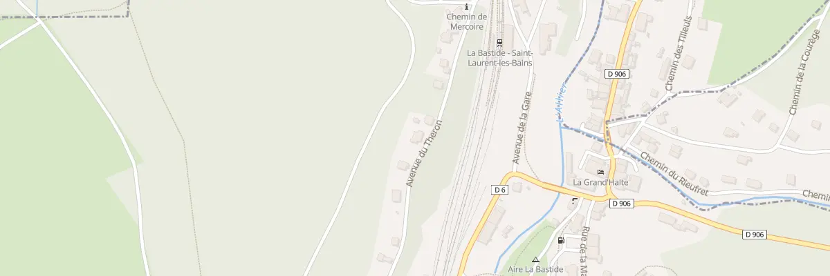 Plan du 5008 Av du Theron à La Bastide-Puylaurent