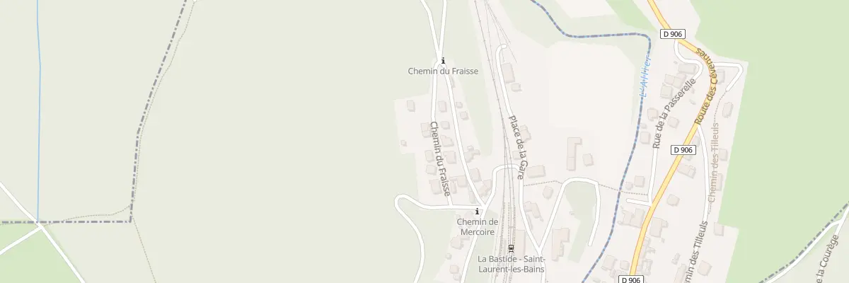 Plan du 5188 Che du Fraisse à La Bastide-Puylaurent