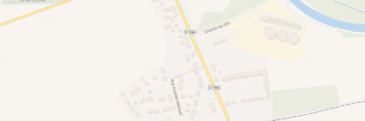 Plan du 20 Rue du Colonel Vergezac à Berry-au-Bac