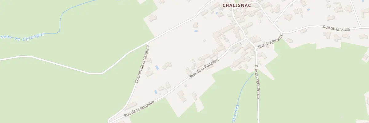 Plan du 22 Rue de la Ronzière à Saint-Vincent