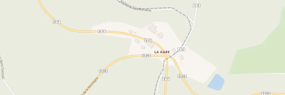 Plan du 191 La Gare à Gâcogne