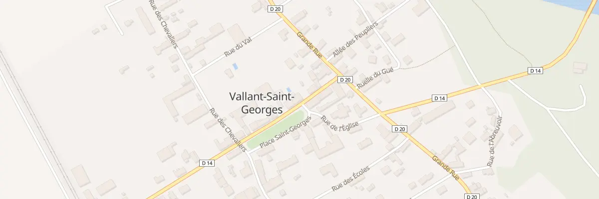 Plan du 8 Rue de la Gare à Vallant-Saint-Georges