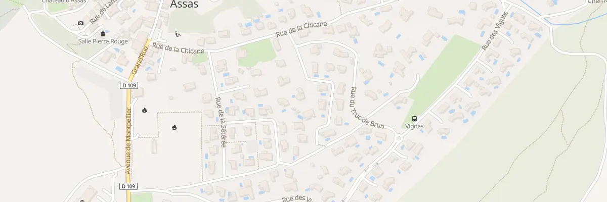 Plan du 60B Rue des Grillons à Assas