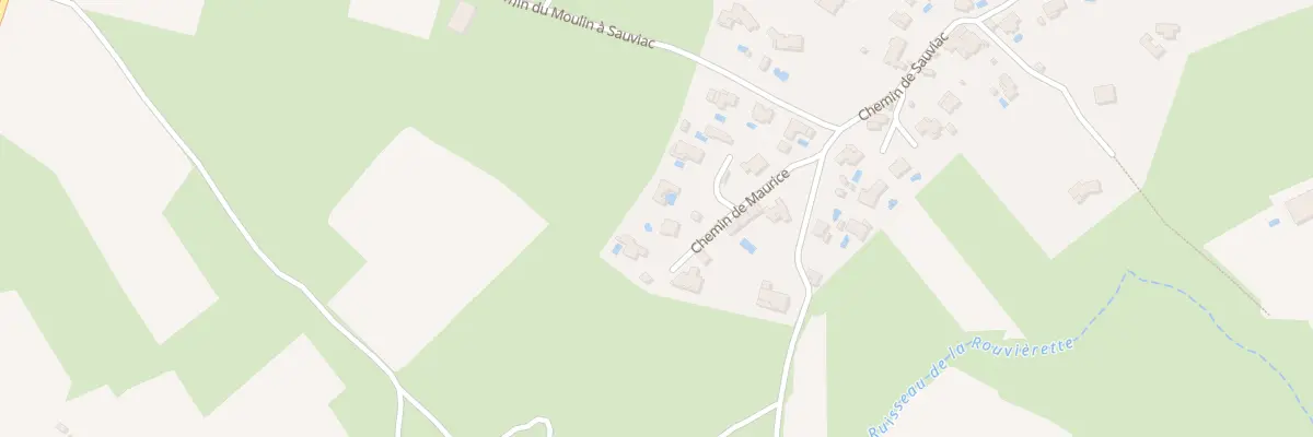 Plan du 316 Che de Sauviac à Claret