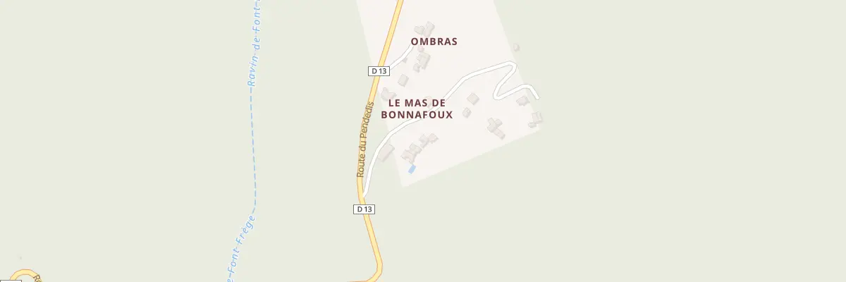 Plan du 5139 Ombras à Saint-Michel-de-Dèze