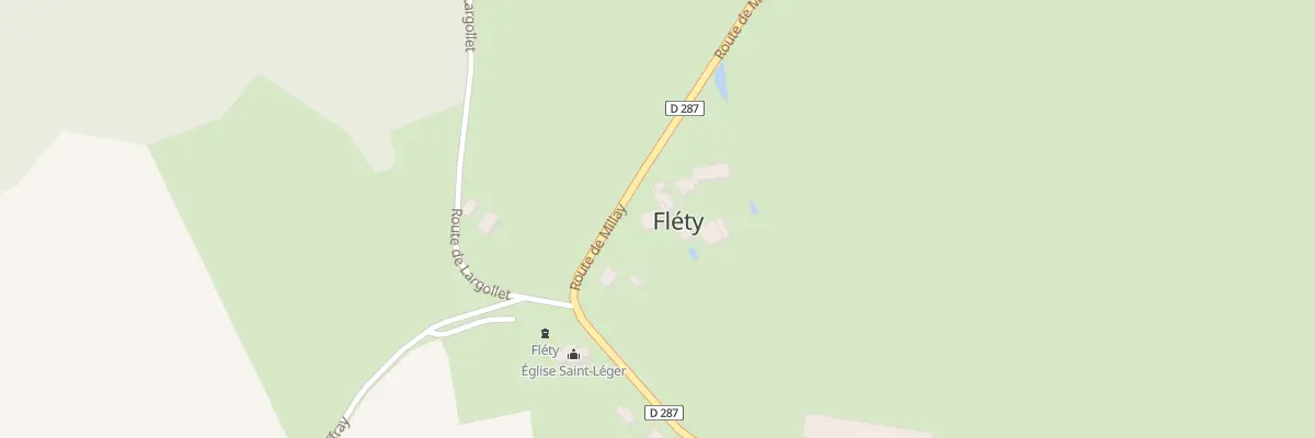 Plan du 4 Le Bourg à Fléty