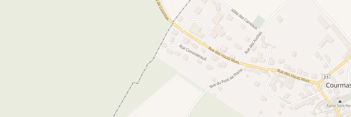 Plan du 4 Rue de Commetreuil à Courmas