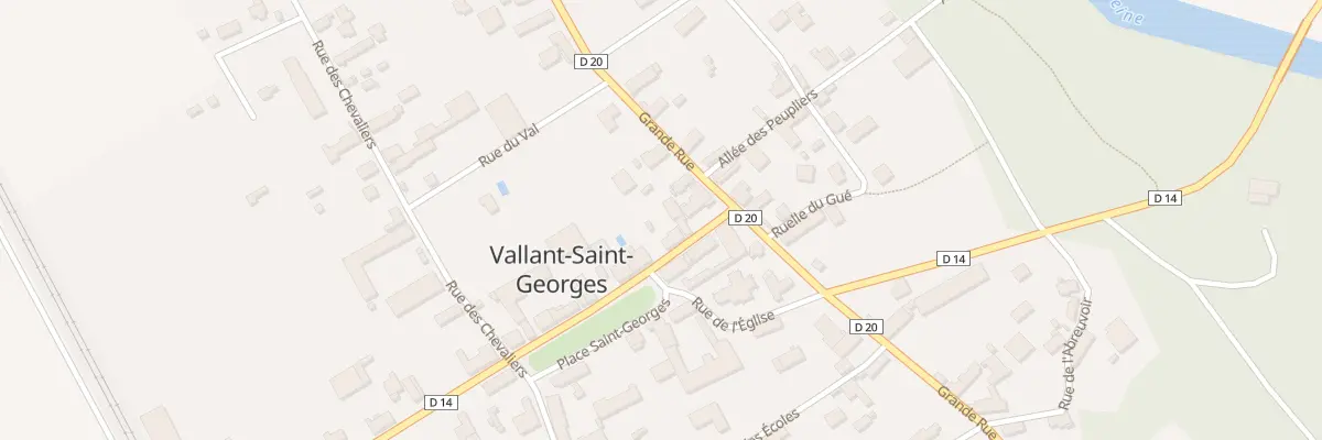 Plan du 6 Rue de la Gare à Vallant-Saint-Georges