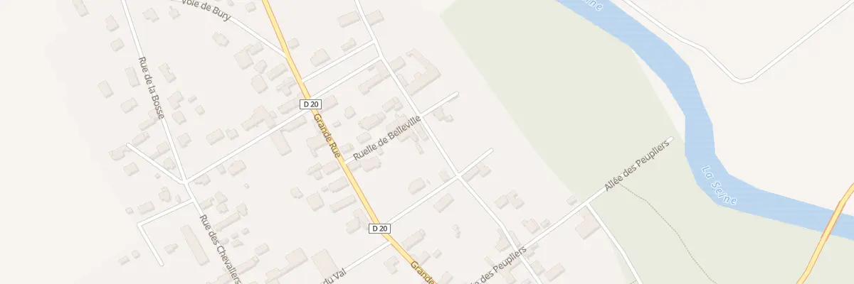 Plan du 13 Rue de Belleville à Vallant-Saint-Georges