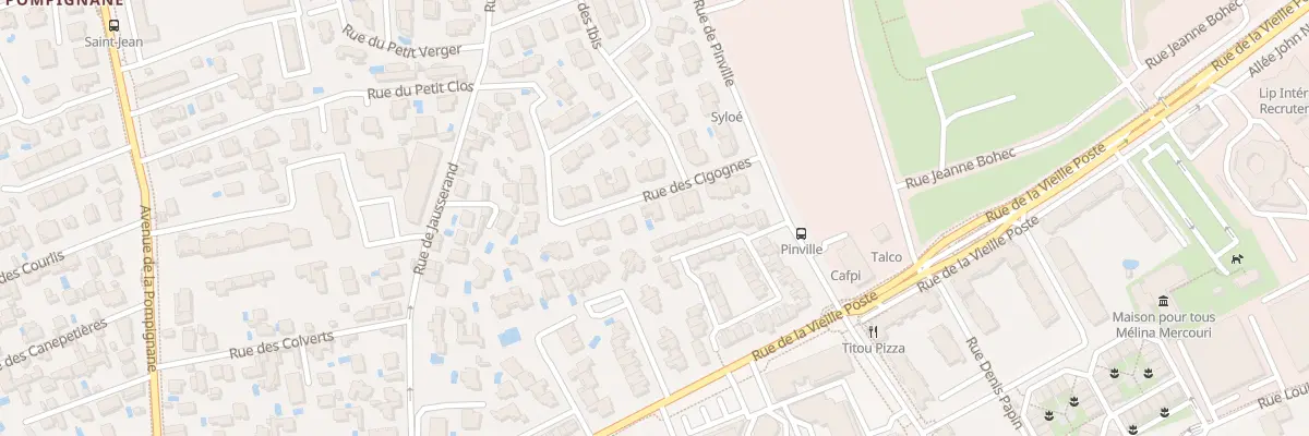 Plan du 24 Rue des Cigognes à Montpellier