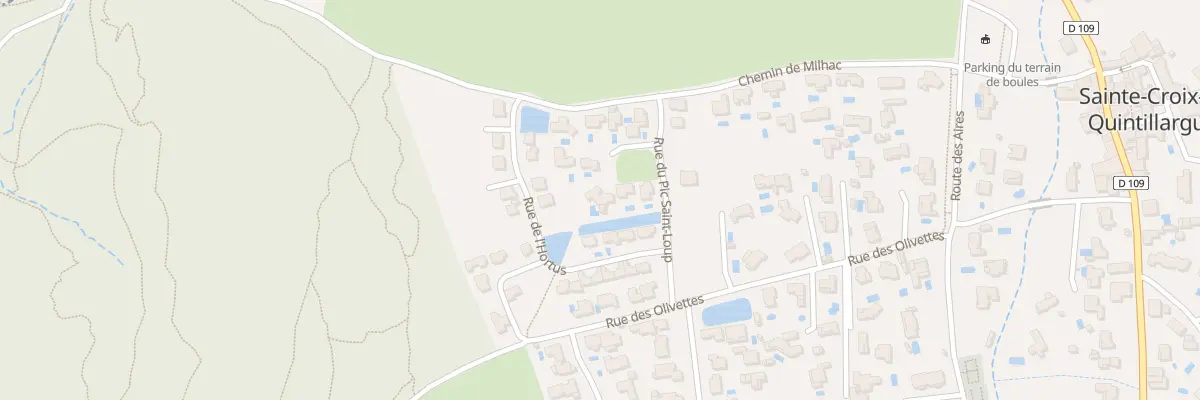 Plan du 98 Rue du Pic Saint Loup à Sainte-Croix-de-Quintillargues