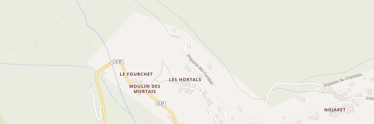 Plan du 242 Imp des Combes à Vialas